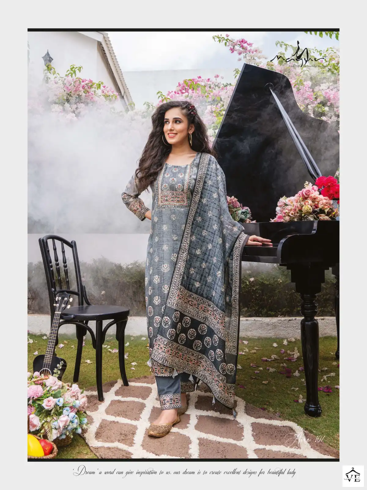 Mayur Aina Crochet Silk Wholesale Readymade Suits Catalog — Wholesale Salwar Suits, Mayur Dress wholesale from Surat - Gallery Image 4