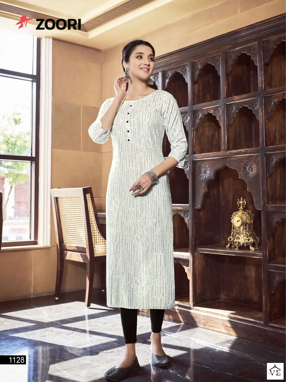 Zoori Akshara Vol 21 Rayon Wholesale Kurti Catalog — Wholesale Kurtis, MPA wholesale from Surat - Gallery Image 5