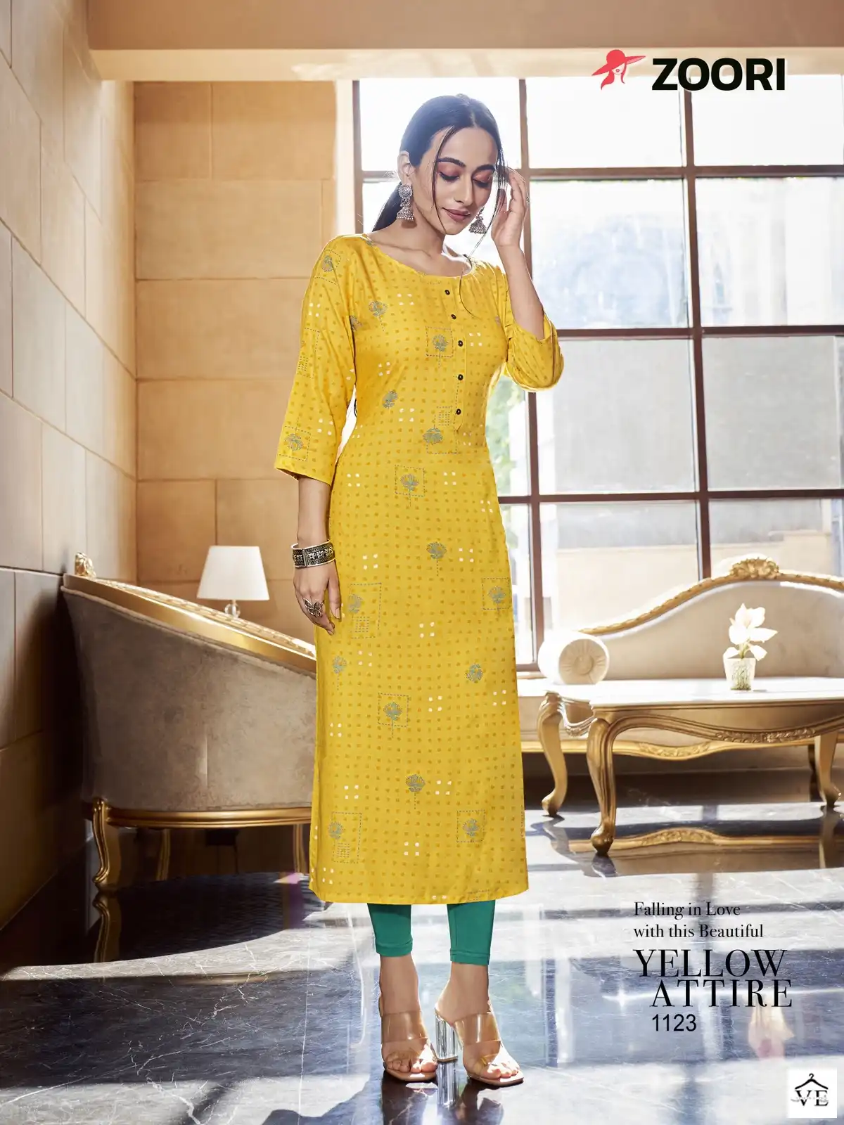 Zoori Akshara Vol 21 Rayon Wholesale Kurti Catalog — Wholesale Kurtis, MPA wholesale from Surat - Gallery Image 4