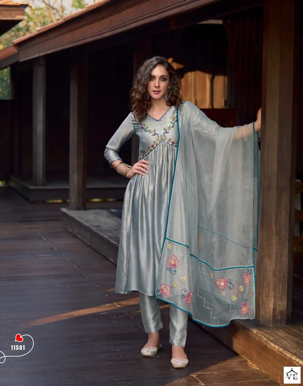 Lily & Lali Alia Super Silk Wholesale Readymade Suits Catalog — Wholesale Salwar Suits, MPA wholesale from Surat - Gallery Image 4