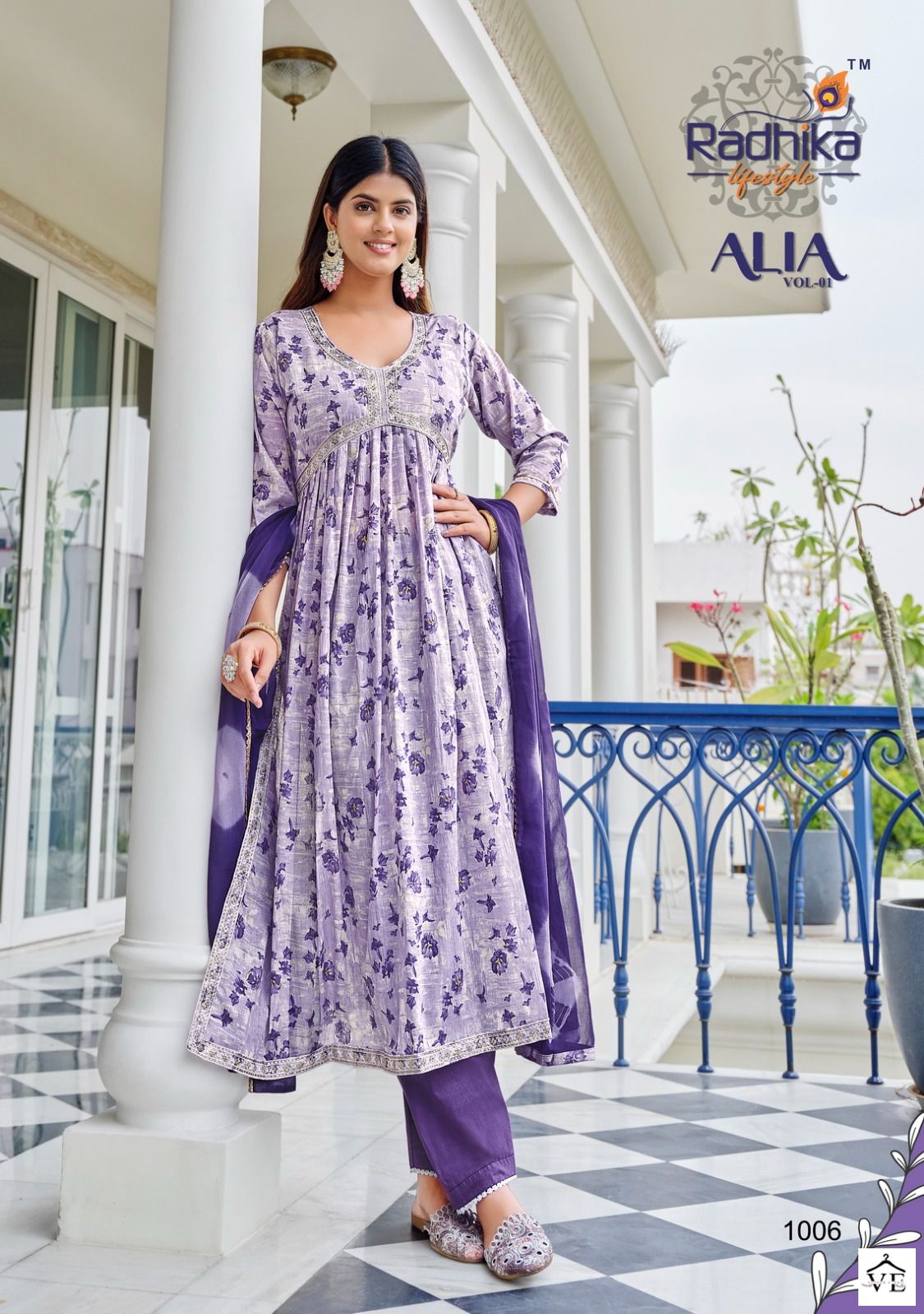 Radhika Life Style Alia Vol1 Mul Foil Print Wholesale Readymade Salwar Suit Catalog — Wholesale Salwar Suits, MPA wholesale from Surat - Gallery Image 2
