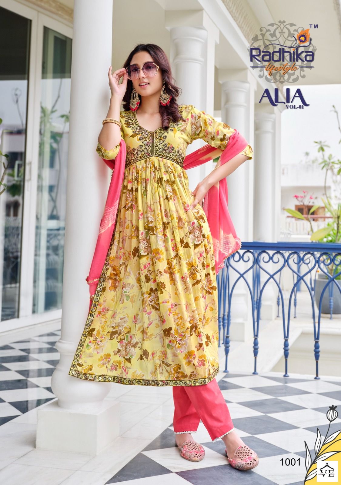 Radhika Life Style Alia Vol1 Mul Foil Print Wholesale Readymade Salwar Suit Catalog — Wholesale Salwar Suits, MPA wholesale from Surat - Gallery Image 3