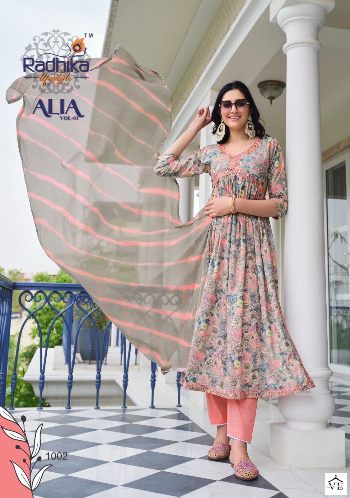 Radhika Life Style Alia Vol1 Mul Foil Print Wholesale Readymade Salwar Suit Catalog — Wholesale Salwar Suits, MPA wholesale from Surat - Gallery Image 4
