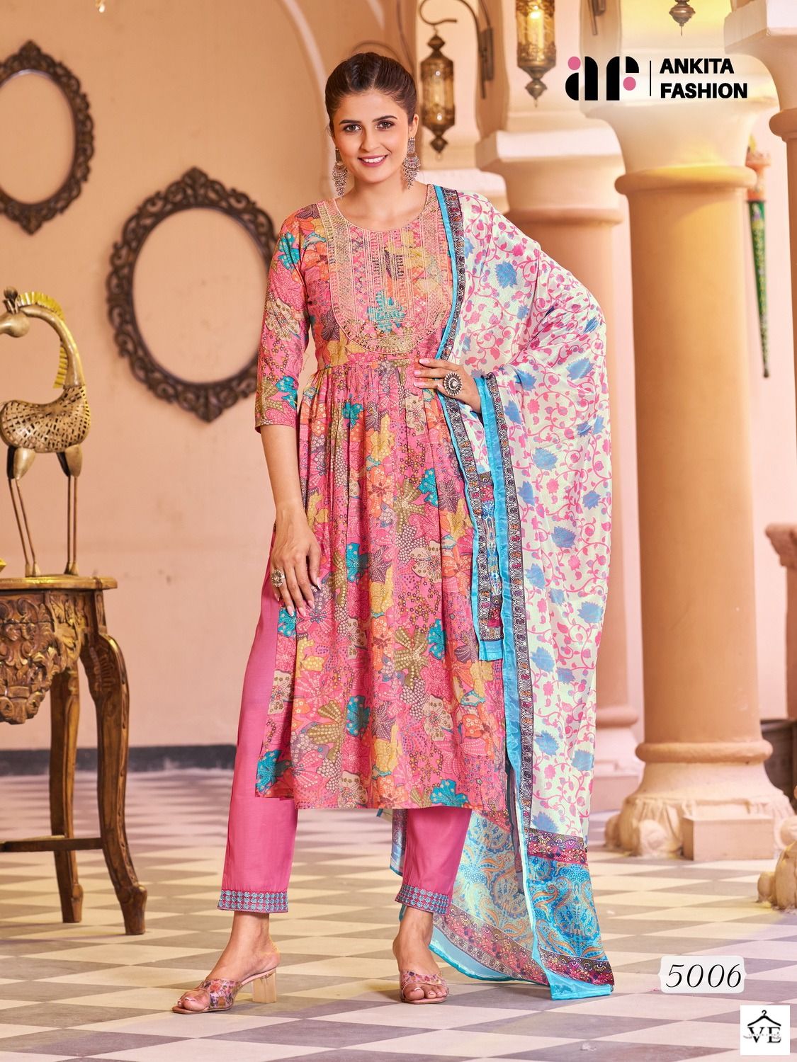 Ankita Fashion Aneri Pure Mal Cotton Wholesale Readymade Suits Catalog — Wholesale Salwar Suits, MPA wholesale from Surat - Gallery Image 6