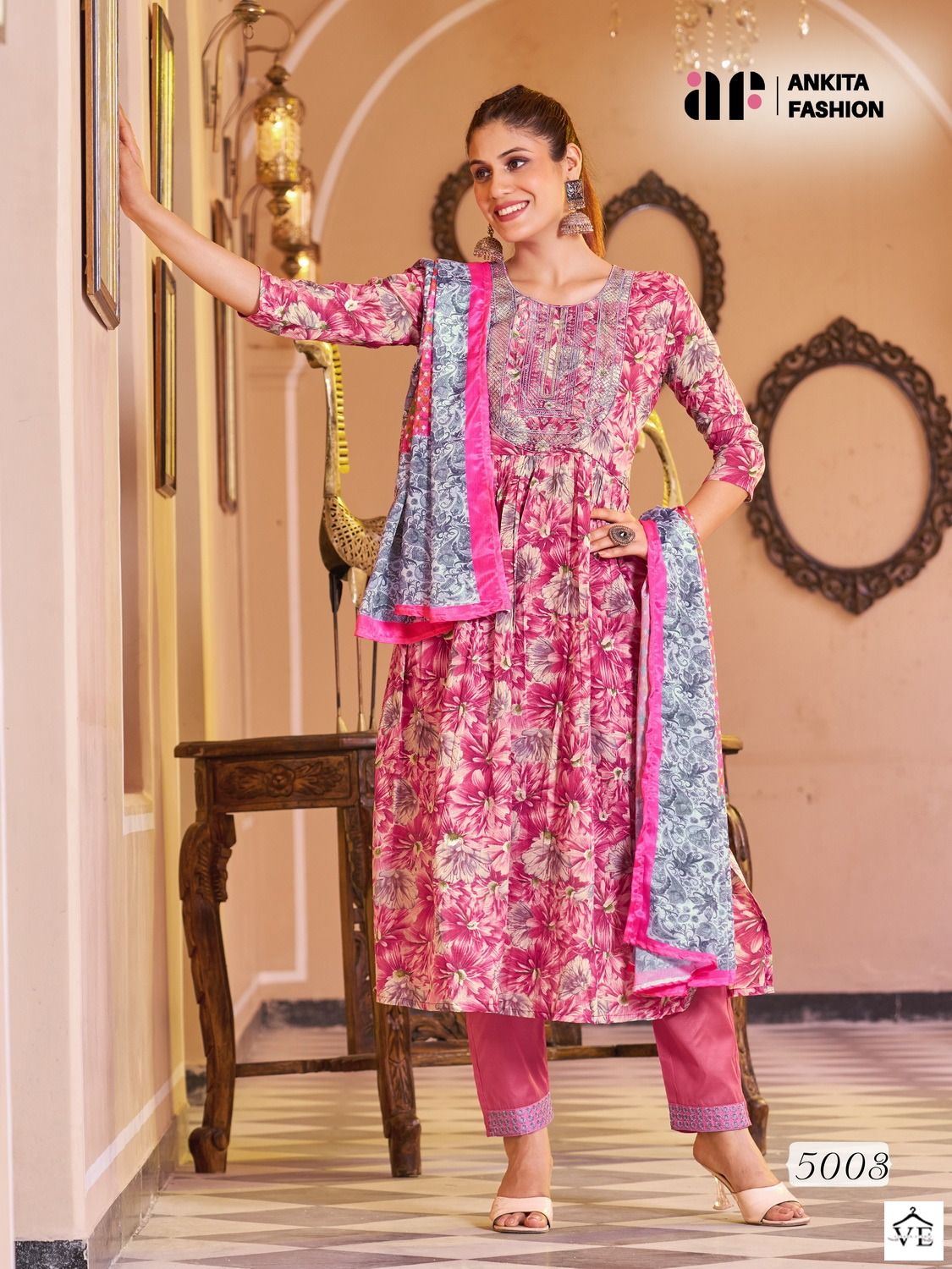 Ankita Fashion Aneri Pure Mal Cotton Wholesale Readymade Suits Catalog — Wholesale Salwar Suits, MPA wholesale from Surat - Gallery Image 2