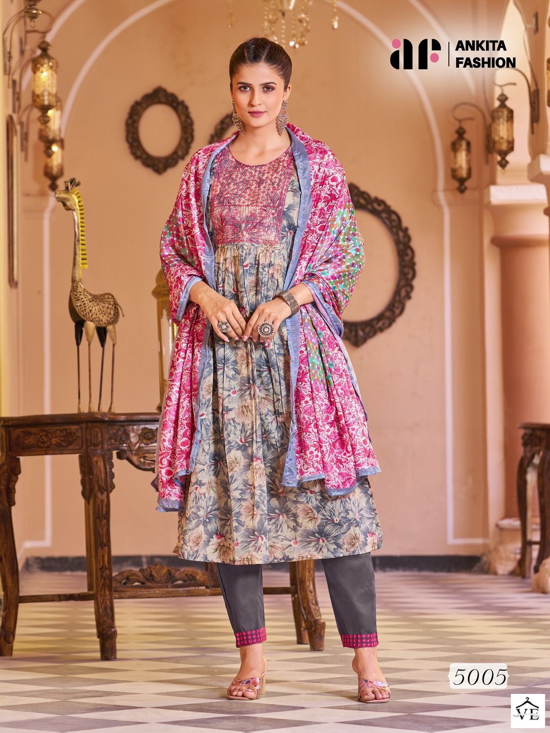 Ankita Fashion Aneri Pure Mal Cotton Wholesale Readymade Suits Catalog — Wholesale Salwar Suits, MPA wholesale from Surat - Gallery Image 3