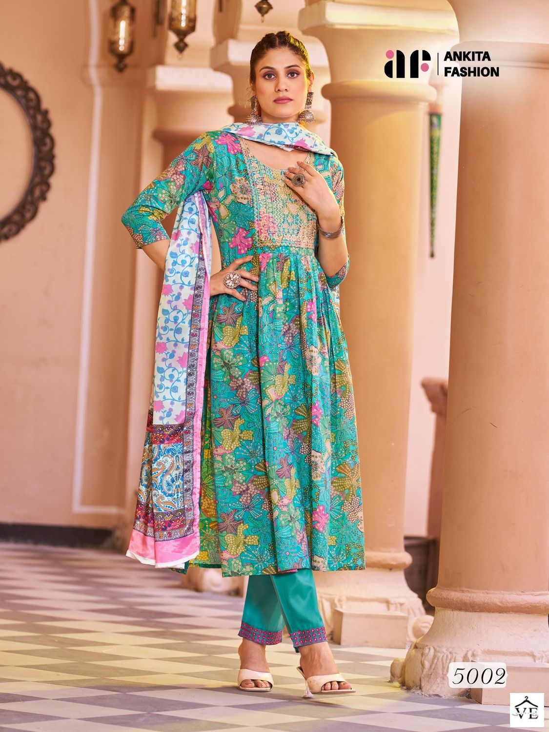 Ankita Fashion Aneri Pure Mal Cotton Wholesale Readymade Suits Catalog — Wholesale Salwar Suits, MPA wholesale from Surat - Gallery Image 5