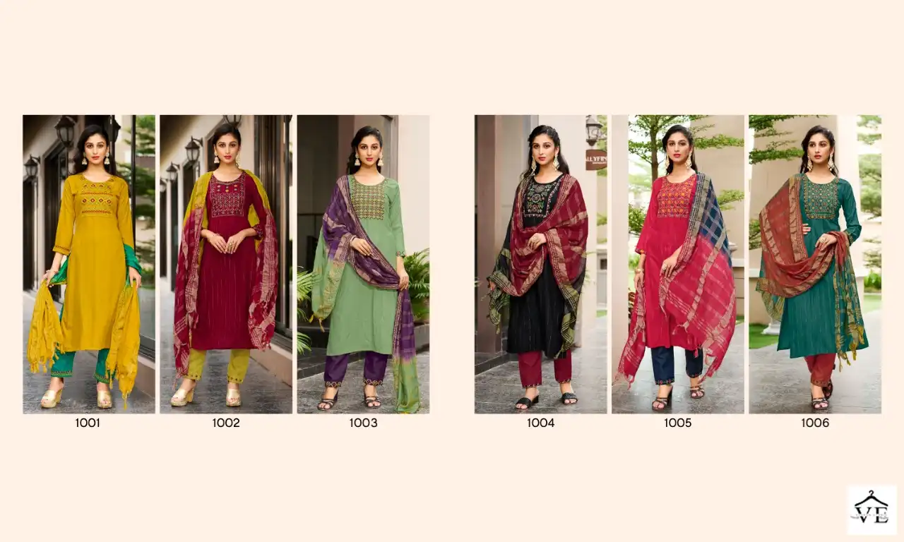 Rangjyot Anusha Vol 1 14 Kg Rayon Wholesale Readymade Salwar Suit Catalog — Wholesale Salwar Suits, MPA wholesale from Surat — view 7