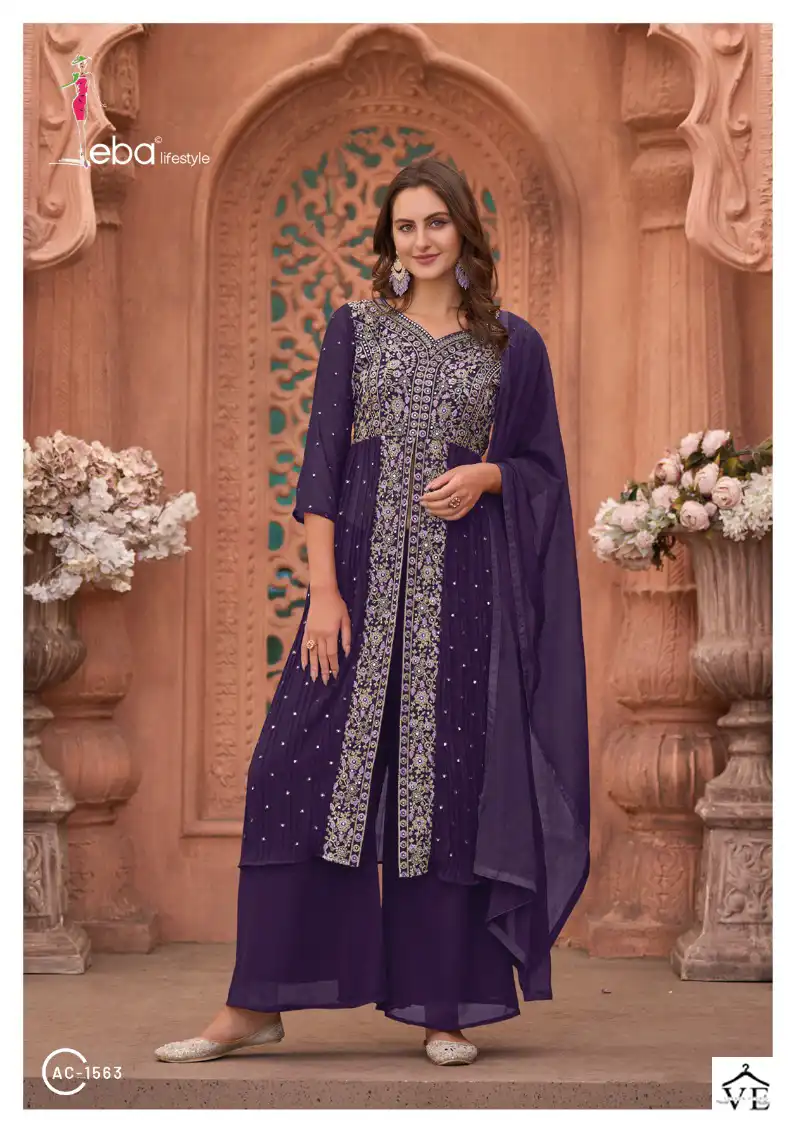 Eba Lifestyle Apple Cut Vol 1 Blooming Georgette Wholesale Designer Readymade Suits Catalog — Wholesale Salwar Suits, Eba Lifestyle wholesale from Surat - Gallery Image 3