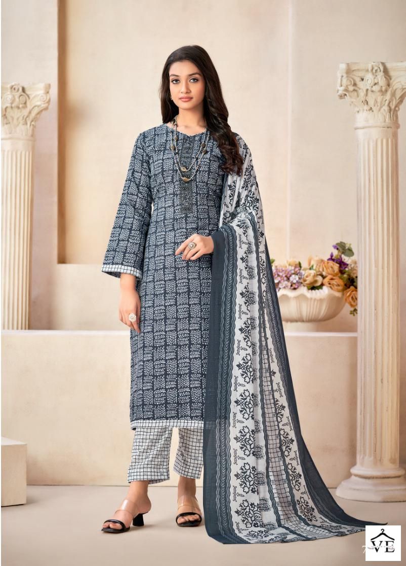 Skt Armani Pure Cotton Wholesale Salwar Suit Catalog — Wholesale Salwar Suits, MPA wholesale from Surat - Gallery Image 3