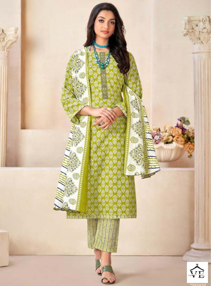 Skt Armani Pure Cotton Wholesale Salwar Suit Catalog — Wholesale Salwar Suits, MPA wholesale from Surat — view 1