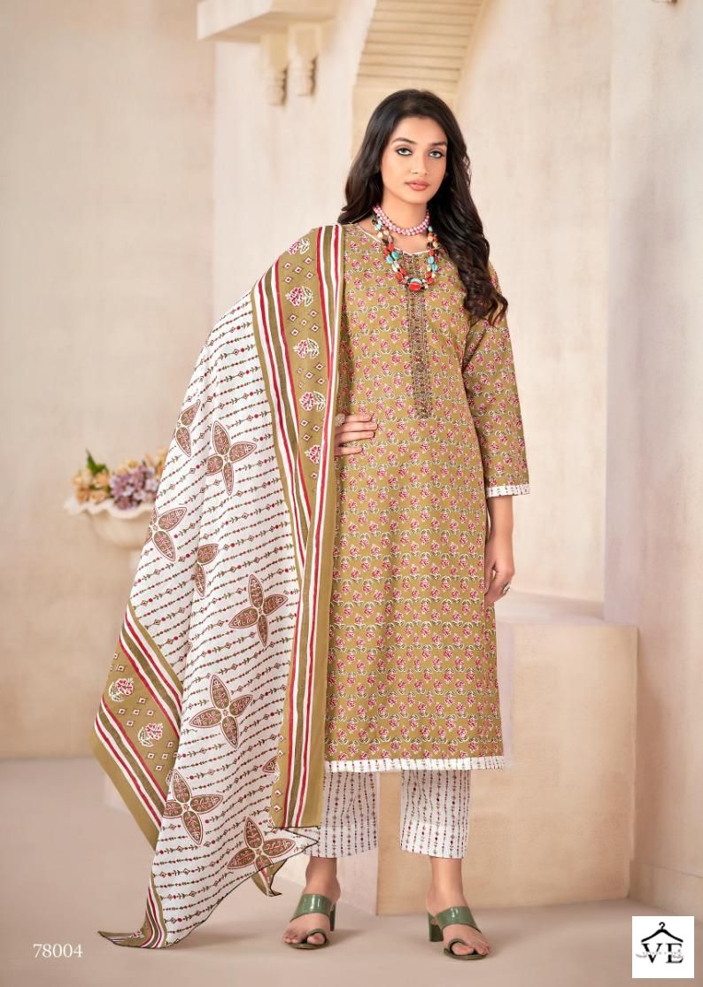 Skt Armani Pure Cotton Wholesale Salwar Suit Catalog — Wholesale Salwar Suits, MPA wholesale from Surat - Gallery Image 4