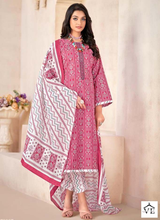 Skt Armani Pure Cotton Wholesale Salwar Suit Catalog — Wholesale Salwar Suits, MPA wholesale from Surat - Gallery Image 6