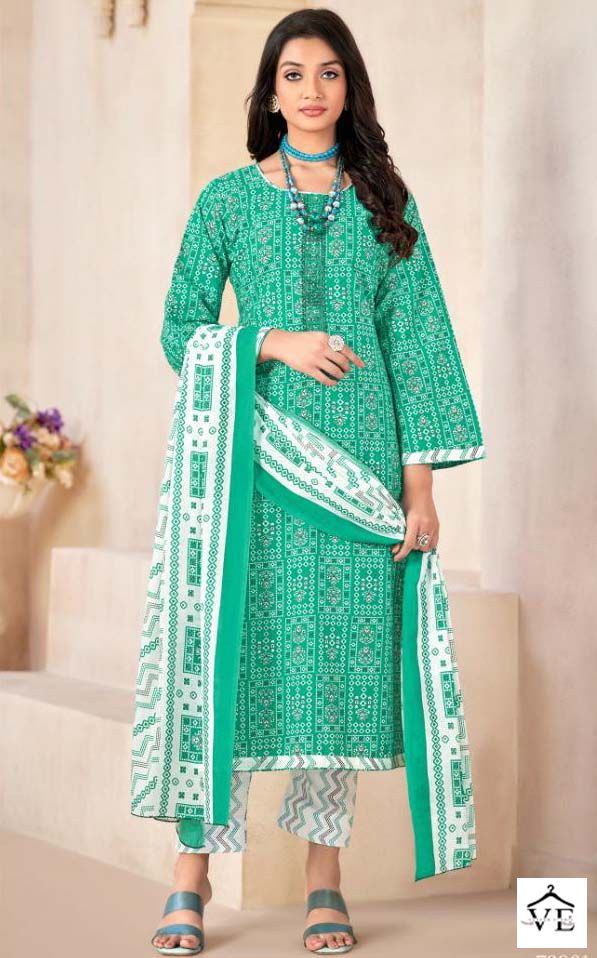 Skt Armani Pure Cotton Wholesale Salwar Suit Catalog — Wholesale Salwar Suits, MPA wholesale from Surat - Gallery Image 8