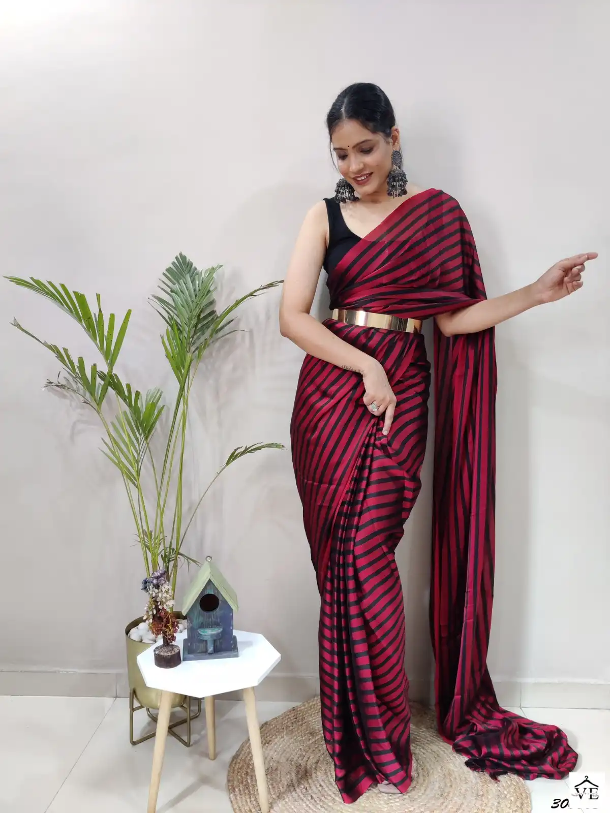 Vardan Ethnic Avya Vol 3 Rangoli Silk Wholesale Ready To Wear One Minute Saree Catalog — Wholesale Sarees, MPA wholesale from Surat - Gallery Image 3