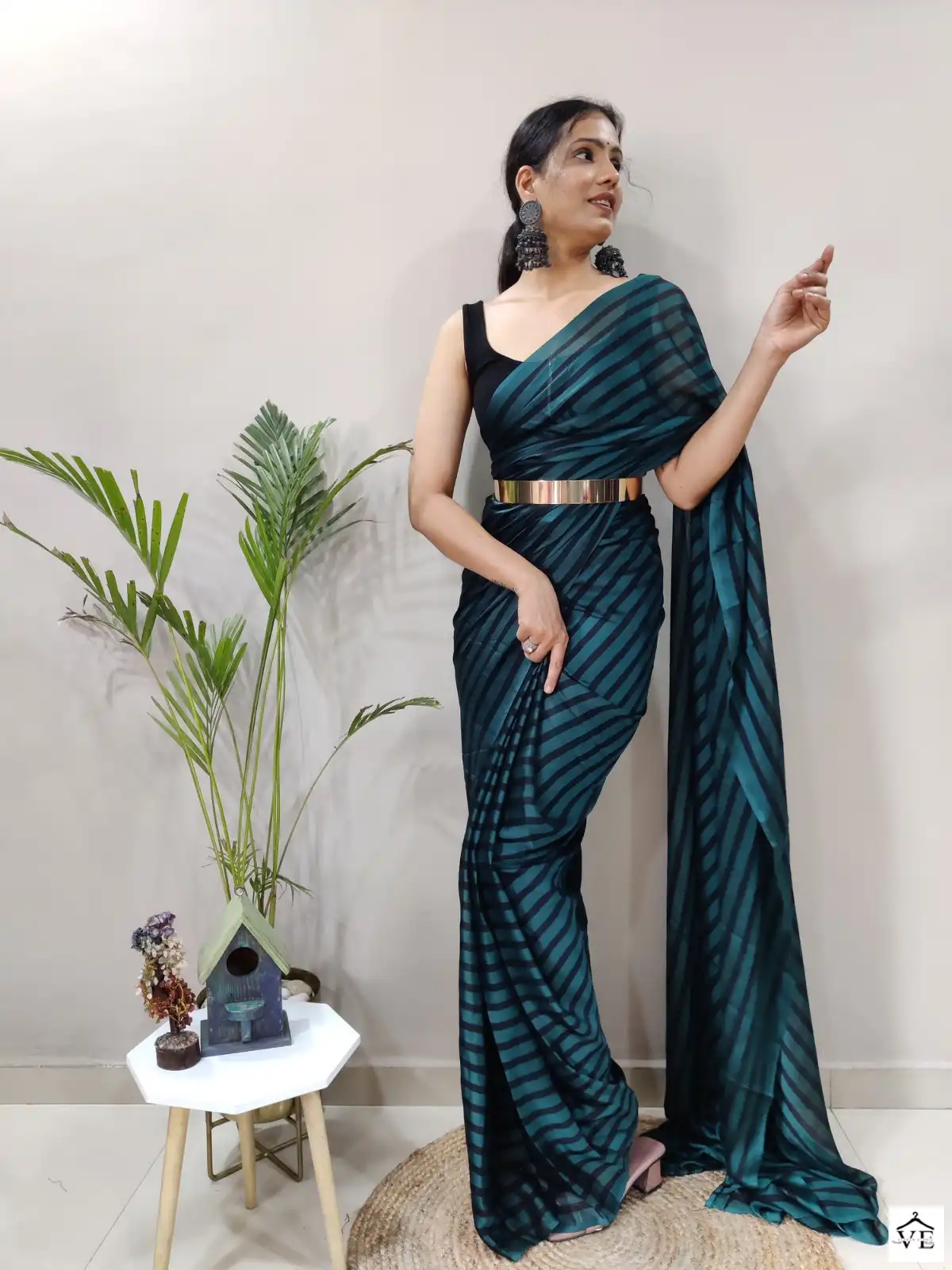 Vardan Ethnic Avya Vol 3 Rangoli Silk Wholesale Ready To Wear One Minute Saree Catalog — Wholesale Sarees, MPA wholesale from Surat - Gallery Image 5
