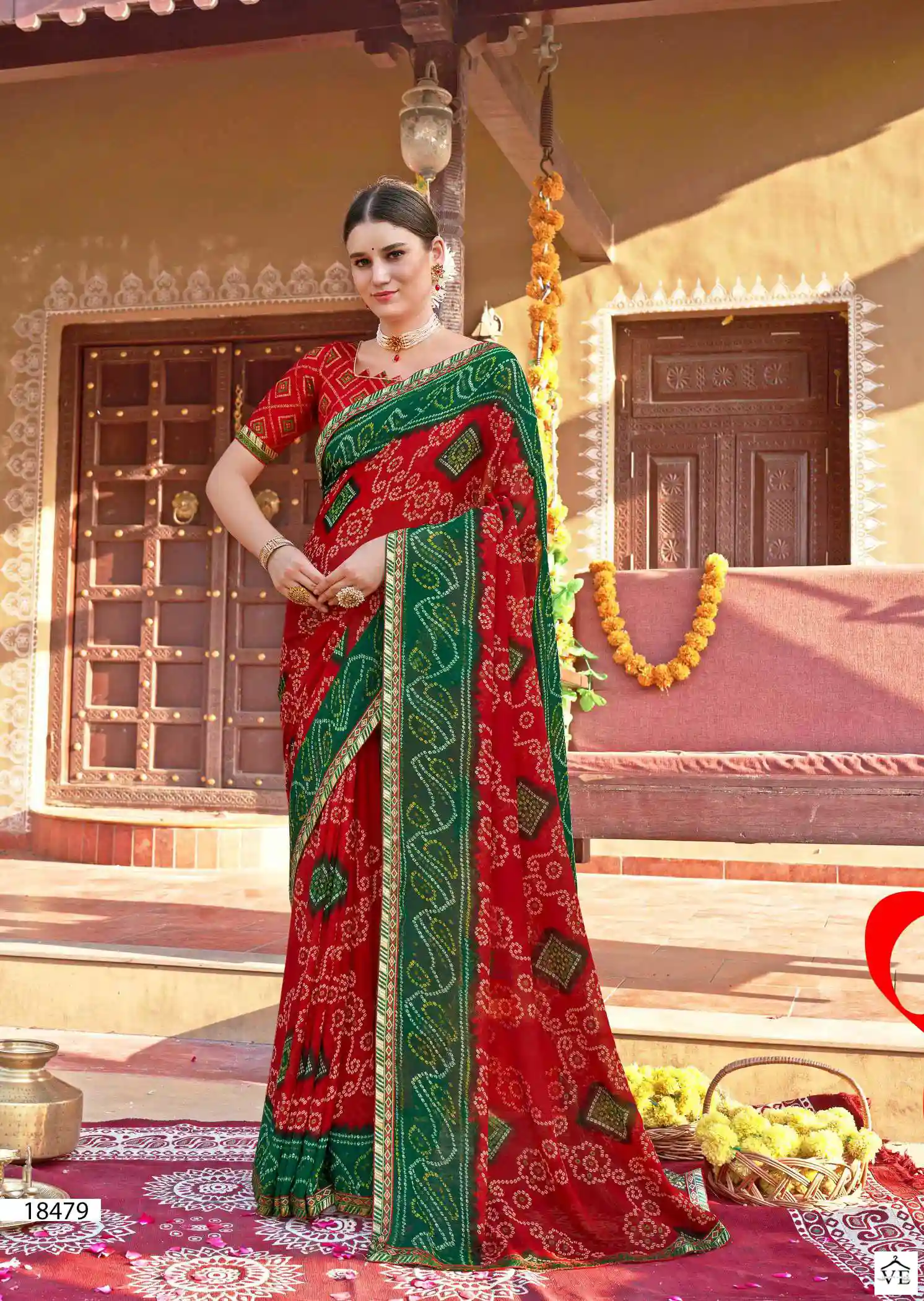 Madhupriya Bandhan Vol 10 White Cat Zometto Wholesale Saree Catalog — Wholesale Sarees, MPA wholesale from Surat - Gallery Image 4