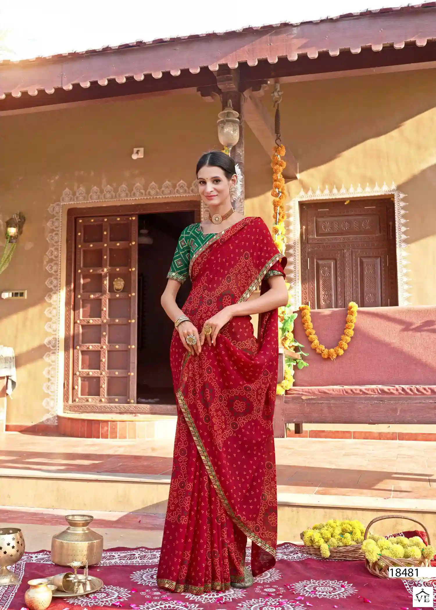 Madhupriya Bandhan Vol 10 White Cat Zometto Wholesale Saree Catalog — Wholesale Sarees, MPA wholesale from Surat - Gallery Image 5