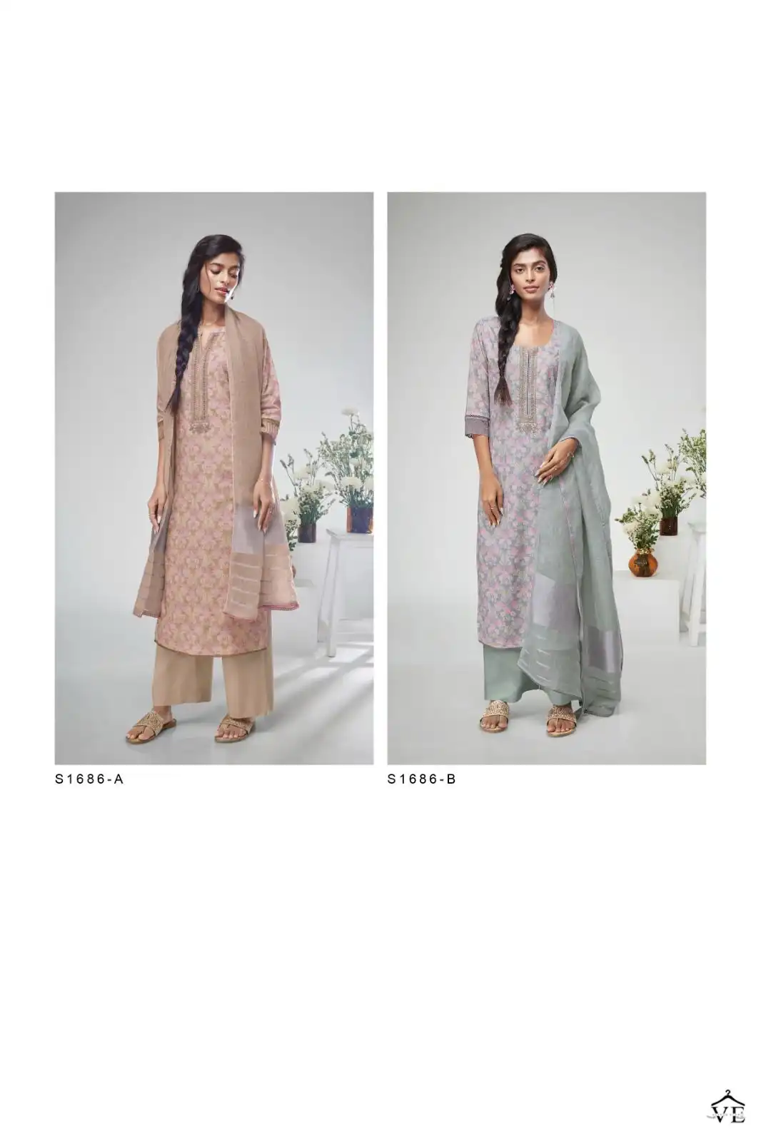 Ganga Banu 1686 Premium Cotton Wholesale Salwar Suit Catalog — Wholesale Salwar Suits, MPA wholesale from Surat — view 6