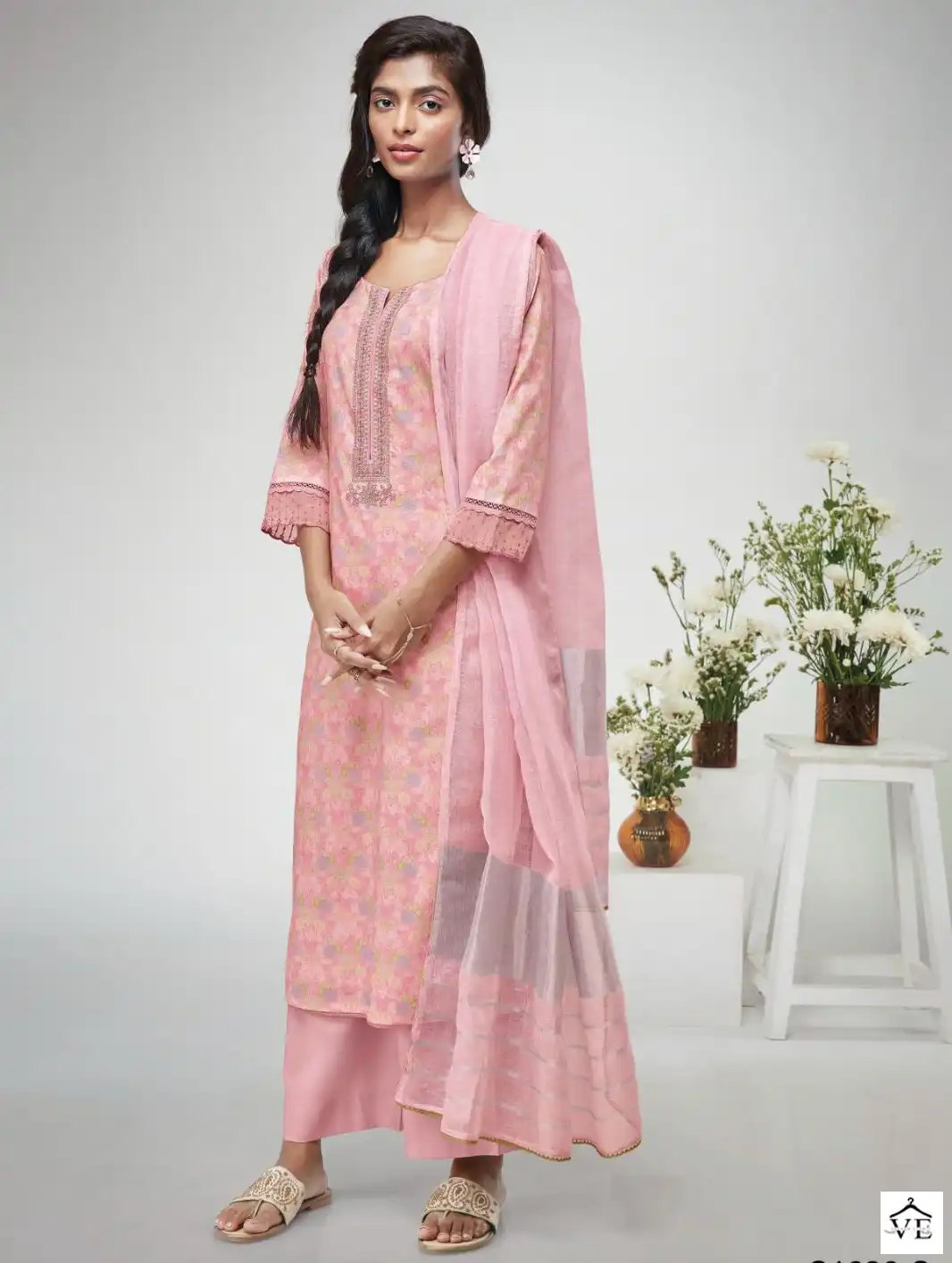 Ganga Banu 1686 Premium Cotton Wholesale Salwar Suit Catalog — Wholesale Salwar Suits, MPA wholesale from Surat — view 1