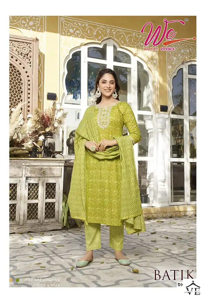 We Batik Pure Cotton Wholesale Readymade Suits Catalog — Wholesale Salwar Suits, MPA wholesale from Surat - Gallery Image 5