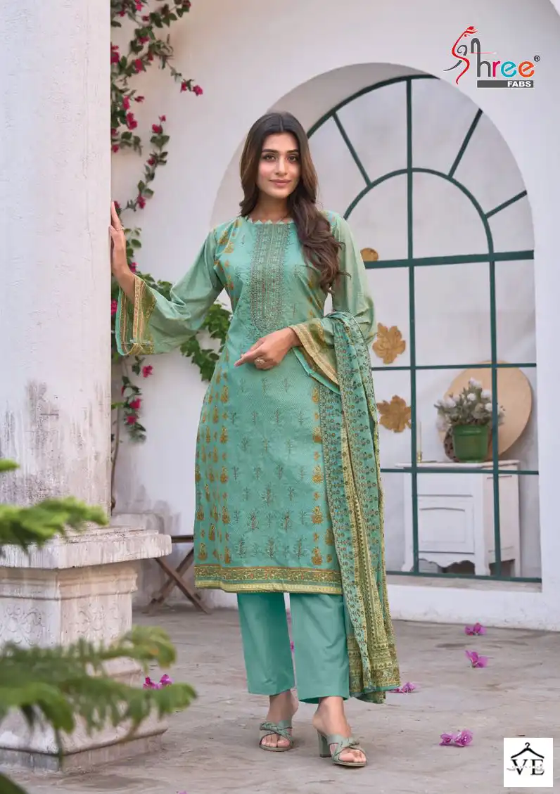 Bin Saeed Lawn Collection Vol-4 Pure Lawn Wholesale Pakistani Suits Catalog — Wholesale Salwar Suits, MPA wholesale from Surat - Gallery Image 3