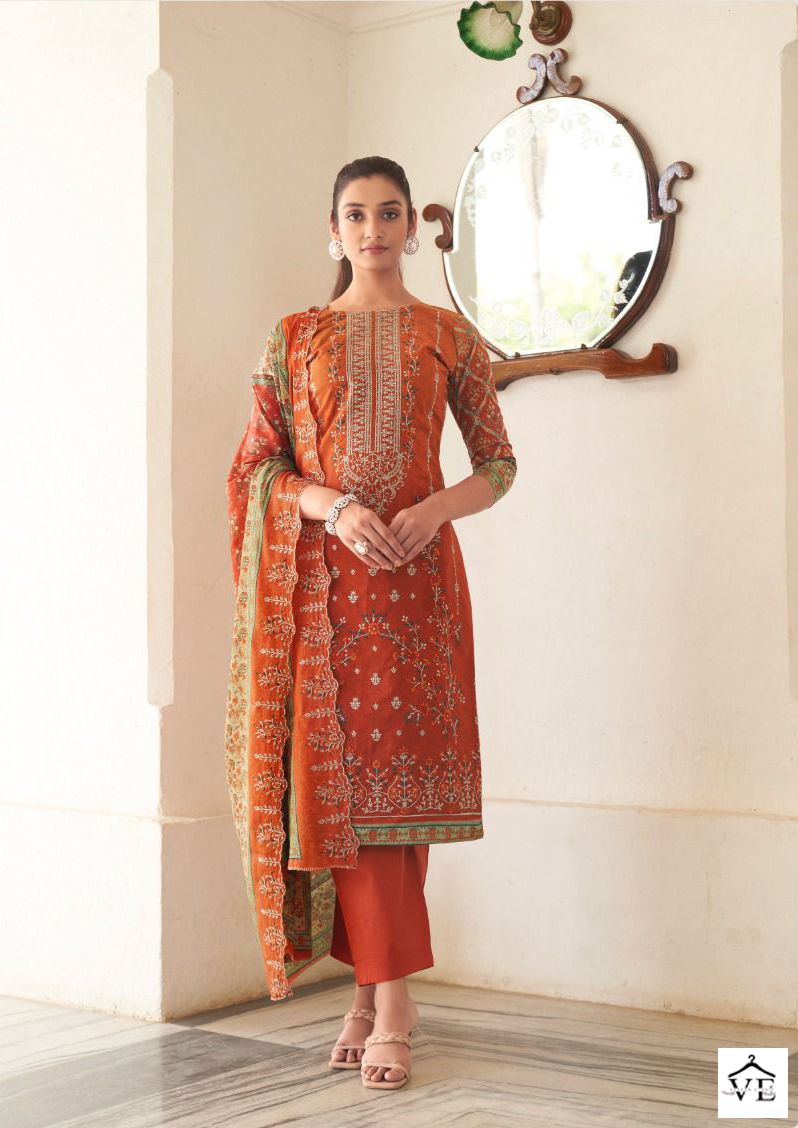 Shree Fabs Bin Saeed Lawn Collection Vol 5 Pure Lawn Wholesale Pakistani Salwar Suit Catalog — Wholesale Salwar Suits, MPA wholesale from Surat - Gallery Image 2
