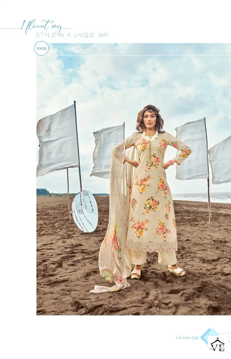 Rang Blossom Pure Lawn Cotton Wholesale Salwar Suit Catalog — Wholesale Salwar Suits, MPA wholesale from Surat — view 3