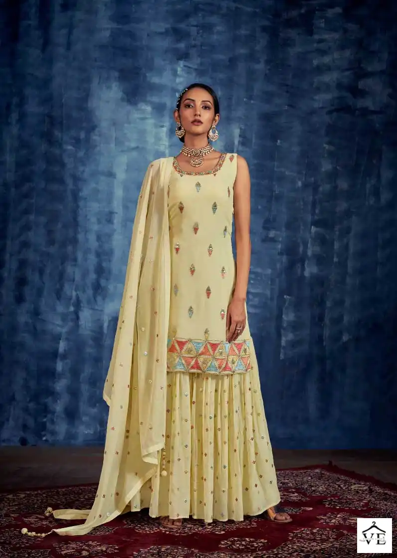 Arya Blush Vol 3 Georgette Wholesale Readymade Salwar Suit Catalog — Wholesale Salwar Suits, MPA wholesale from Surat - Gallery Image 2
