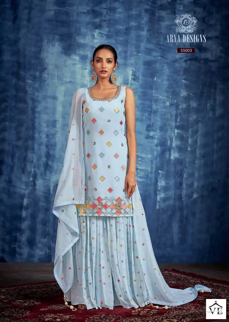 Arya Blush Vol 3 Georgette Wholesale Readymade Salwar Suit Catalog — Wholesale Salwar Suits, MPA wholesale from Surat - Gallery Image 3
