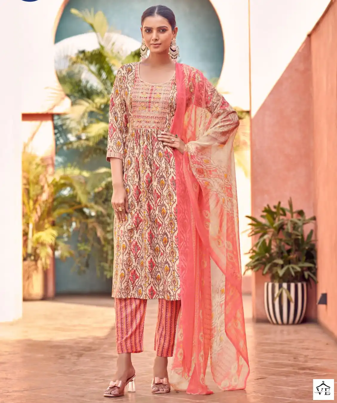 Vitara Brinton Cotton Print Wholesale Readymade Salwar Kameez Catalog — Wholesale Salwar Suits, MPA wholesale from Surat — view 1