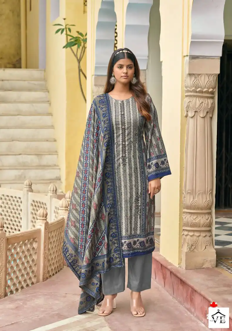 Deepsy Suits Bin Saeed Lawn Pure Cotton Wholesale Pakistani Salwar Suit Catalog — Wholesale Salwar Suits, MPA wholesale from Surat - Gallery Image 6