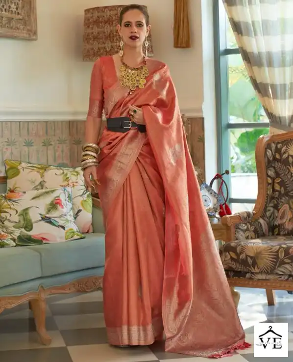 Rajtex Kalki Koechlin - Orchid Satin Tissue Nylon Wholesale Saree Catalog — Wholesale Sarees, MPA wholesale from Surat — view 1