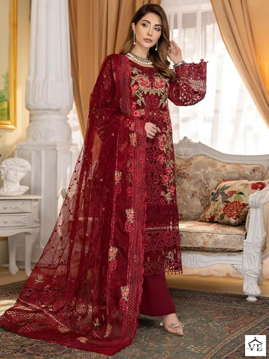 Fepic C-1501 Organza Wholesale Pakistani Suit Catalog — Wholesale Salwar Suits, MPA wholesale from Surat — view 1