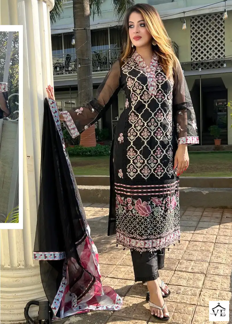 Fepic C-1520 Organza Wholesale Designer Pakistani Suit — Wholesale Salwar Suits, MPA wholesale from Surat — view 1
