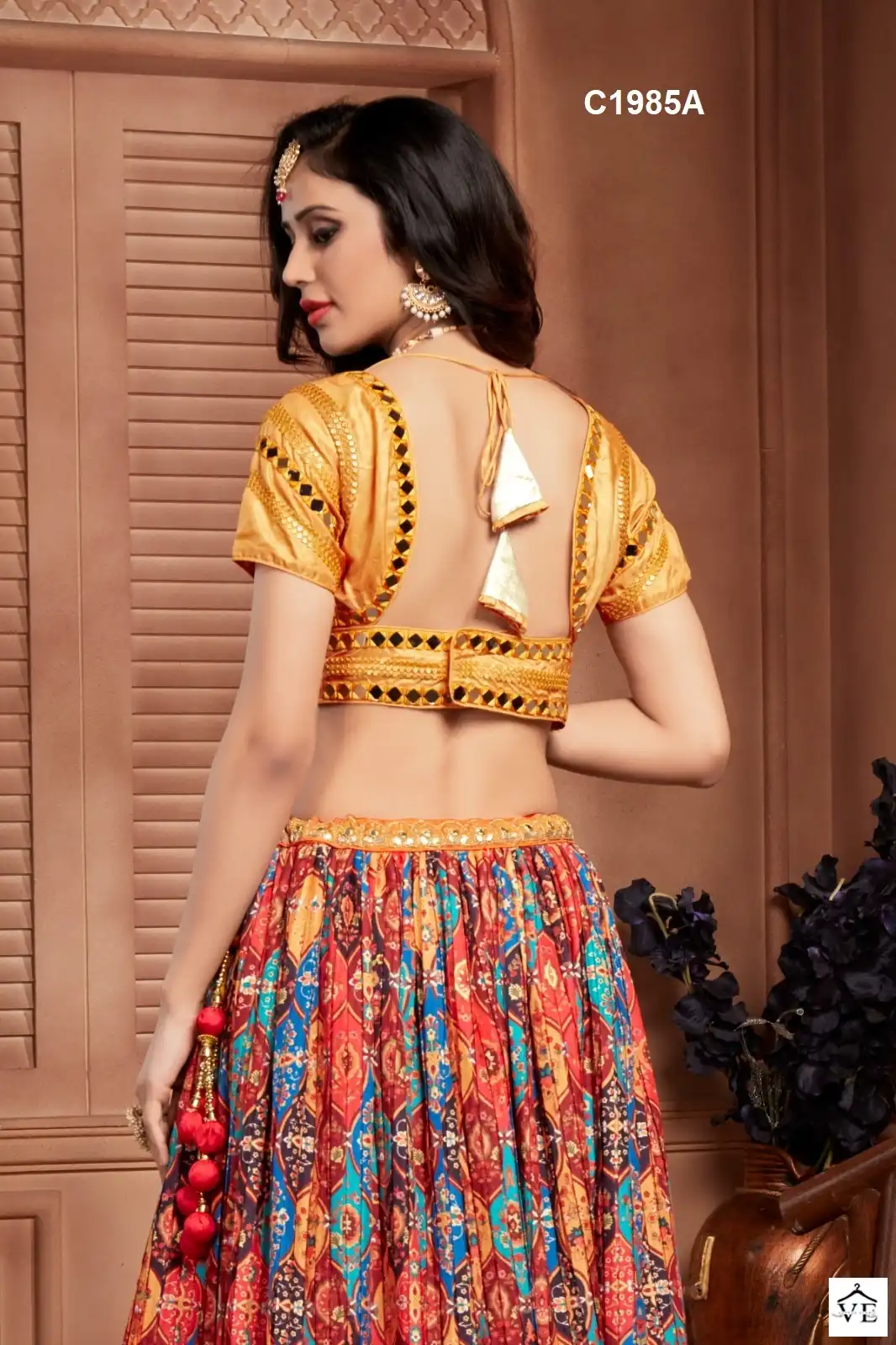 Amoha C1985 Chinnon Wholesale Lahenga Catalog — Wholesale Lehenga, MPA wholesale from Surat — view 3