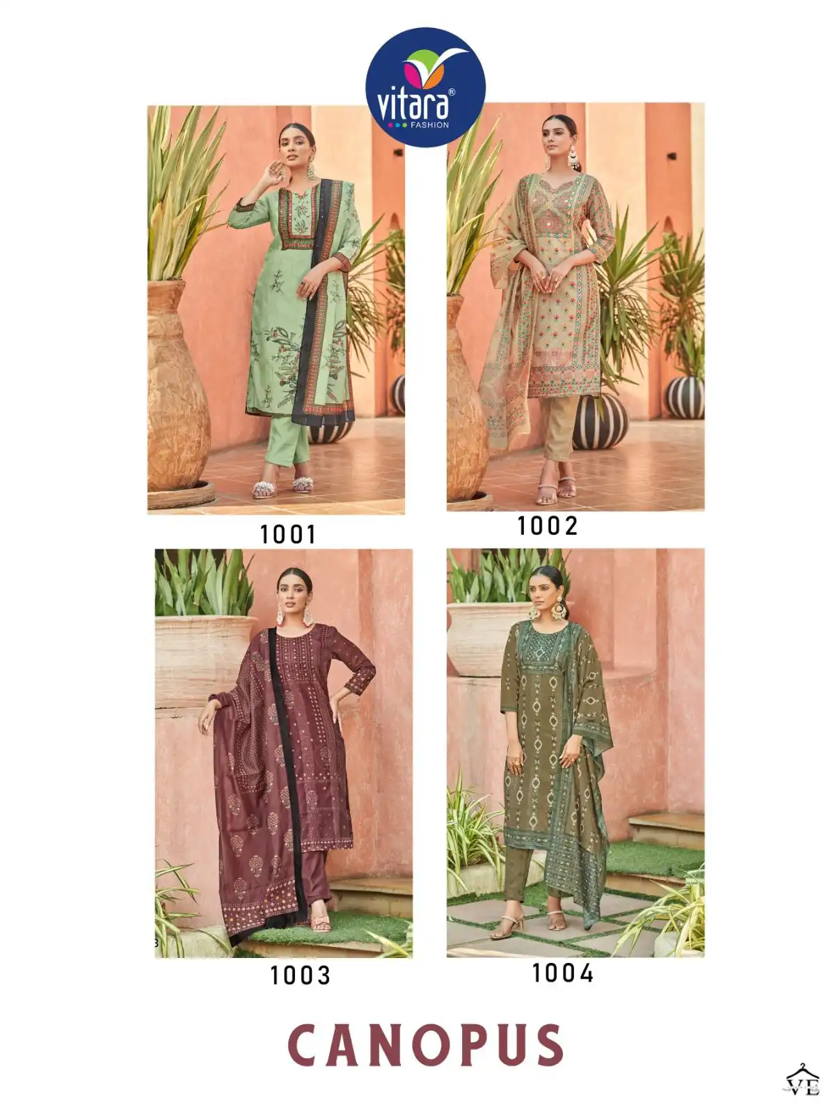 Vitara Canopus Viscose Wholesale Readymade Salwar Suit Catalog — Wholesale Salwar Suits, MPA wholesale from Surat — view 5