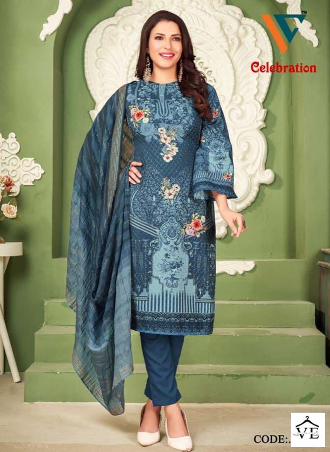 Vandana Celebration Vol 2 Cotton Wholesale Pakistani Salwar Suit Catalog — Wholesale Salwar Suits, MPA wholesale from Surat - Gallery Image 4