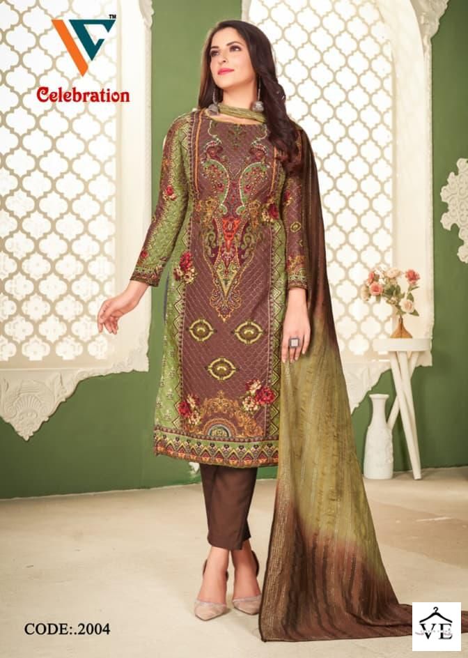 Vandana Celebration Vol 2 Cotton Wholesale Pakistani Salwar Suit Catalog — Wholesale Salwar Suits, MPA wholesale from Surat - Gallery Image 5