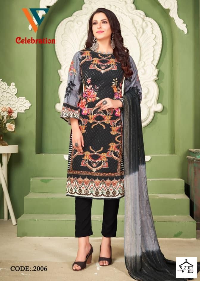 Vandana Celebration Vol 2 Cotton Wholesale Pakistani Salwar Suit Catalog — Wholesale Salwar Suits, MPA wholesale from Surat - Gallery Image 6