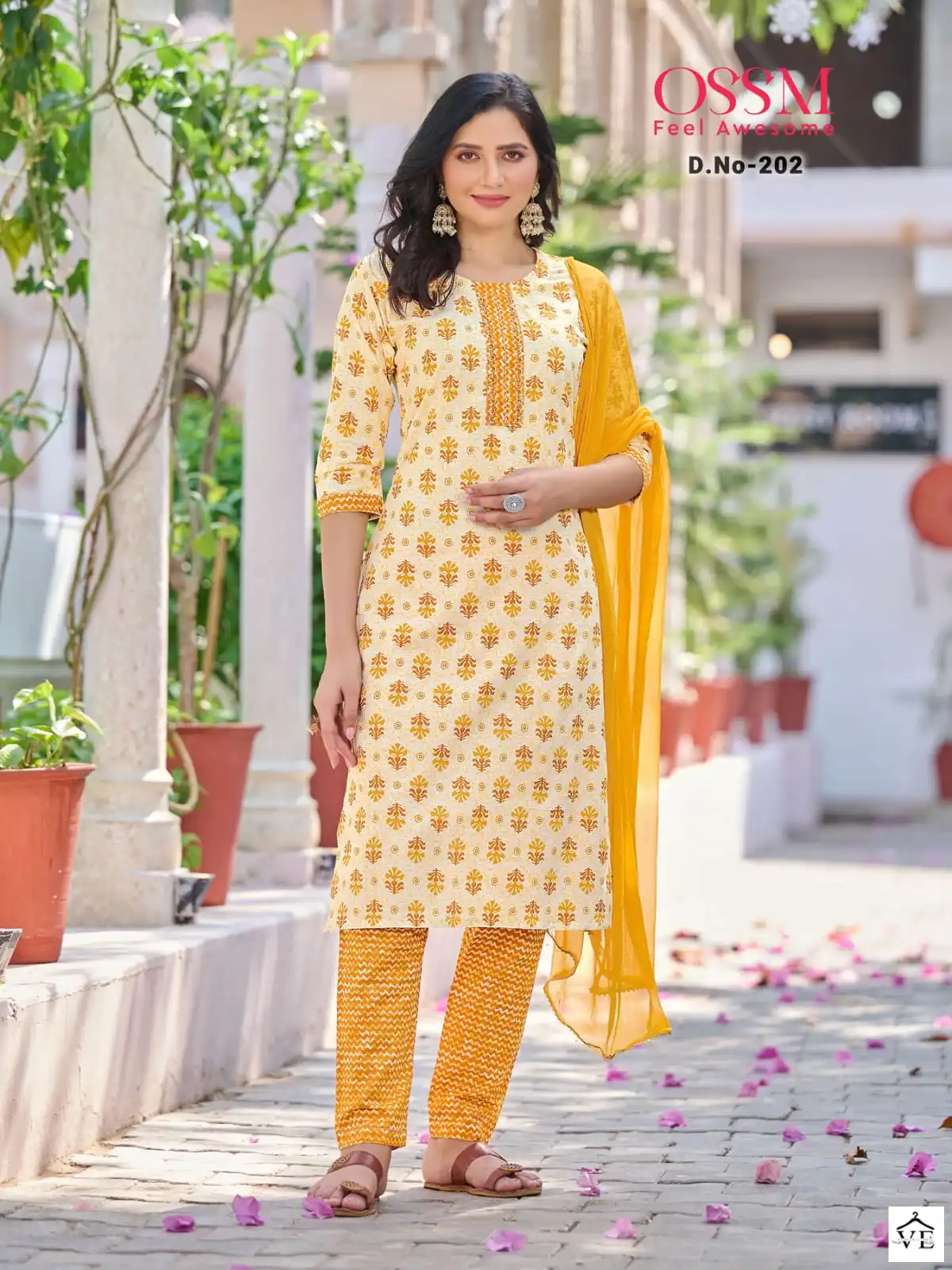 Ossm Celebrity Vol 2 Cotton Print Wholesale Readymade Salwar Suit Catalog — Wholesale Salwar Suits, MPA wholesale from Surat - Gallery Image 3