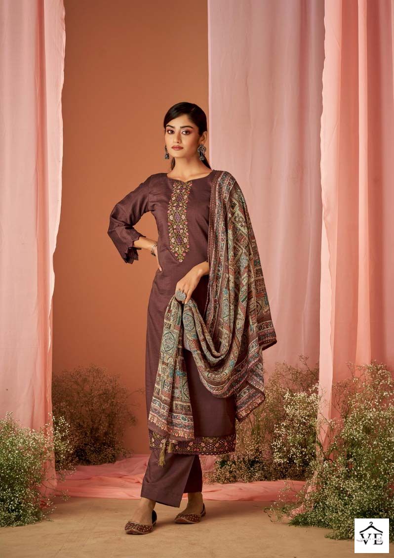 Kesar Chandani Muslin Wholesale Designer Salwar Suit Catalog — Wholesale Salwar Suits, MPA wholesale from Surat — view 2