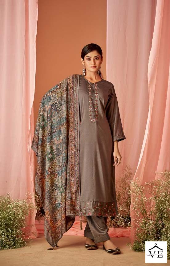 Kesar Chandani Muslin Wholesale Designer Salwar Suit Catalog — Wholesale Salwar Suits, MPA wholesale from Surat — view 3