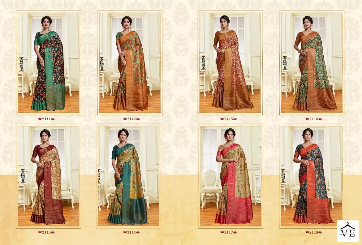 Mintorsi Charming Digital Vol-2 Tussar Banarasi Wholesale Saree Catalog — Wholesale Sarees, MPA wholesale from Surat — view 9
