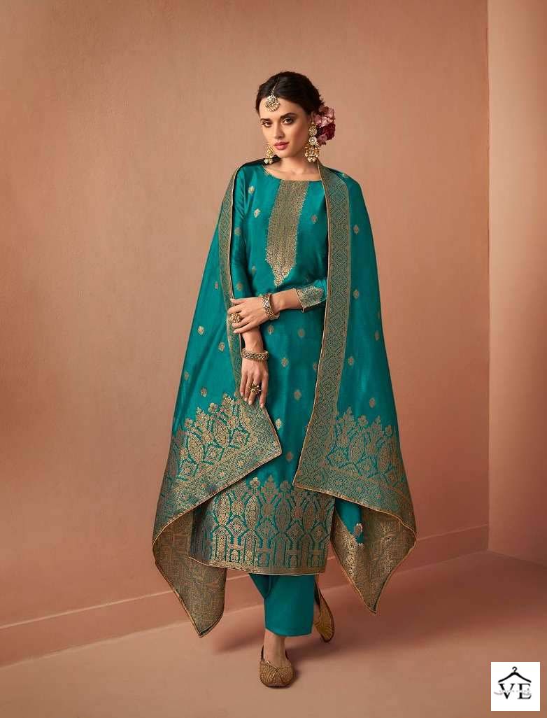 Zisa Charmy Jacquard Wholesale Designer Salwar Suit Catalog — Wholesale Salwar Suits, MPA wholesale from Surat - Gallery Image 4