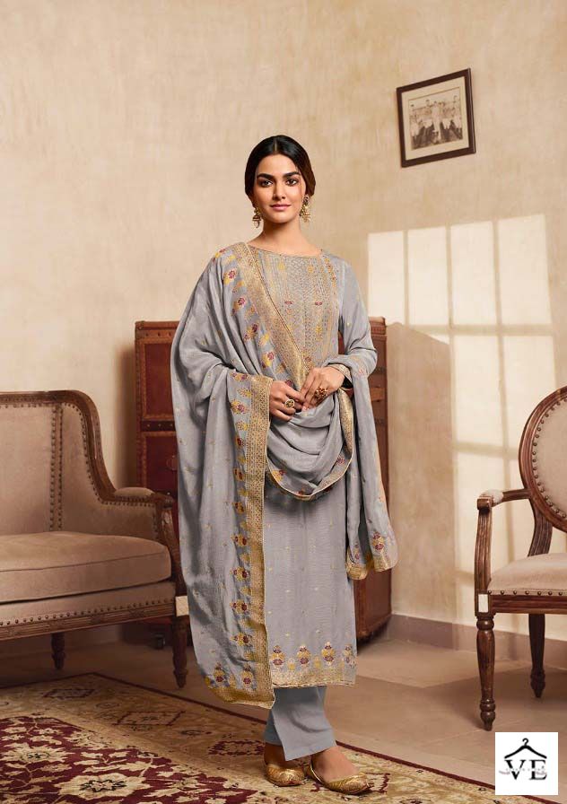 Zisa Charmy Adiva Muslin Wholesale Designer Salwar Suit Catalog — Wholesale Salwar Suits, MPA wholesale from Surat - Gallery Image 2