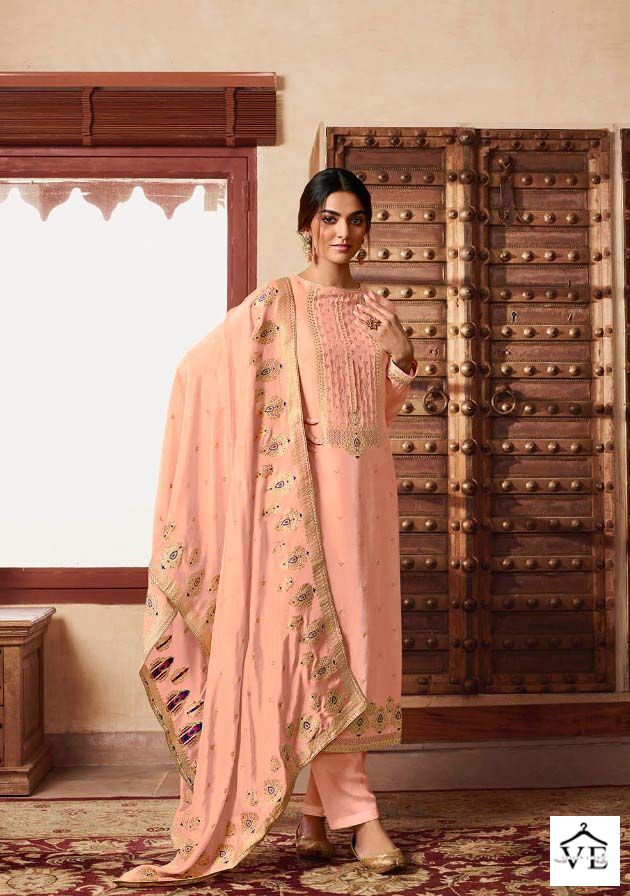 Zisa Charmy Adiva Muslin Wholesale Designer Salwar Suit Catalog — Wholesale Salwar Suits, MPA wholesale from Surat - Gallery Image 4