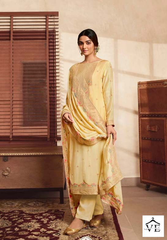Zisa Charmy Adiva Muslin Wholesale Designer Salwar Suit Catalog — Wholesale Salwar Suits, MPA wholesale from Surat - Gallery Image 5