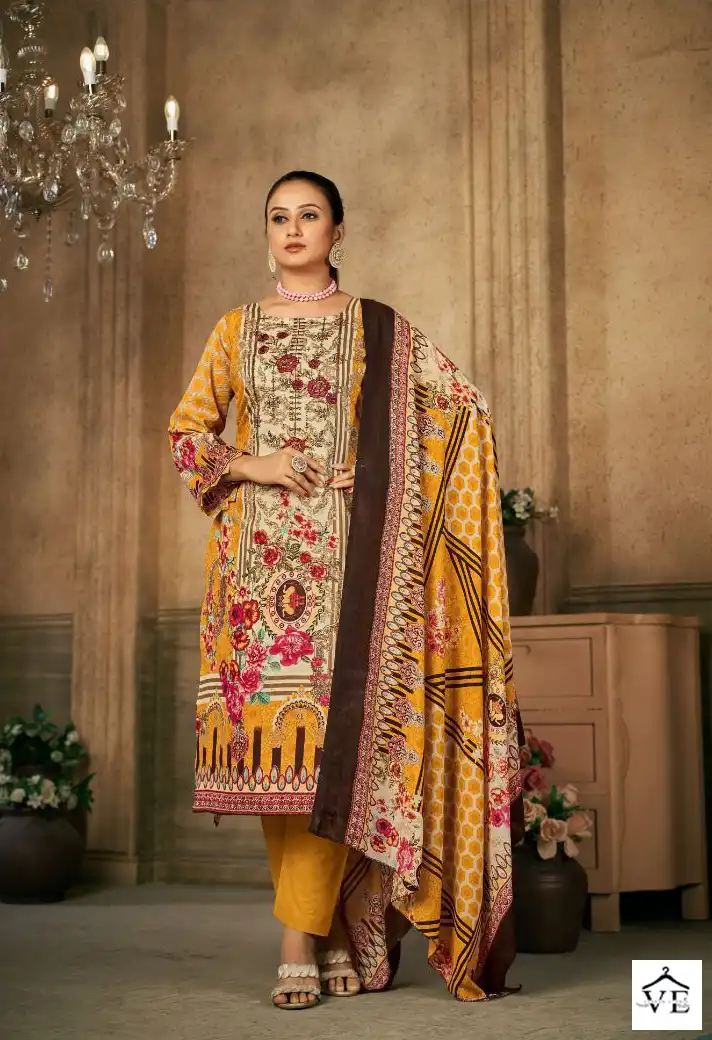 Siyoni Chevron Vol 2 Pure Pakistani Lawn Wholesale Salwar Suit Catalog — Wholesale Salwar Suits, MPA wholesale from Surat - Gallery Image 8