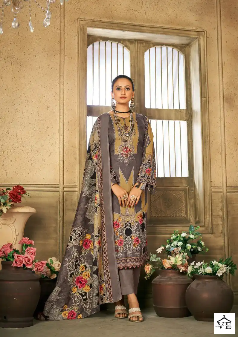 Siyoni Chevron Vol 2 Pure Pakistani Lawn Wholesale Salwar Suit Catalog — Wholesale Salwar Suits, MPA wholesale from Surat - Gallery Image 2